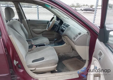 2002 Honda Civic Lx из США, поврежденный, VIN 2HGES16592H572533